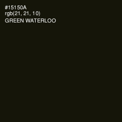 #15150A - Green Waterloo Color Image